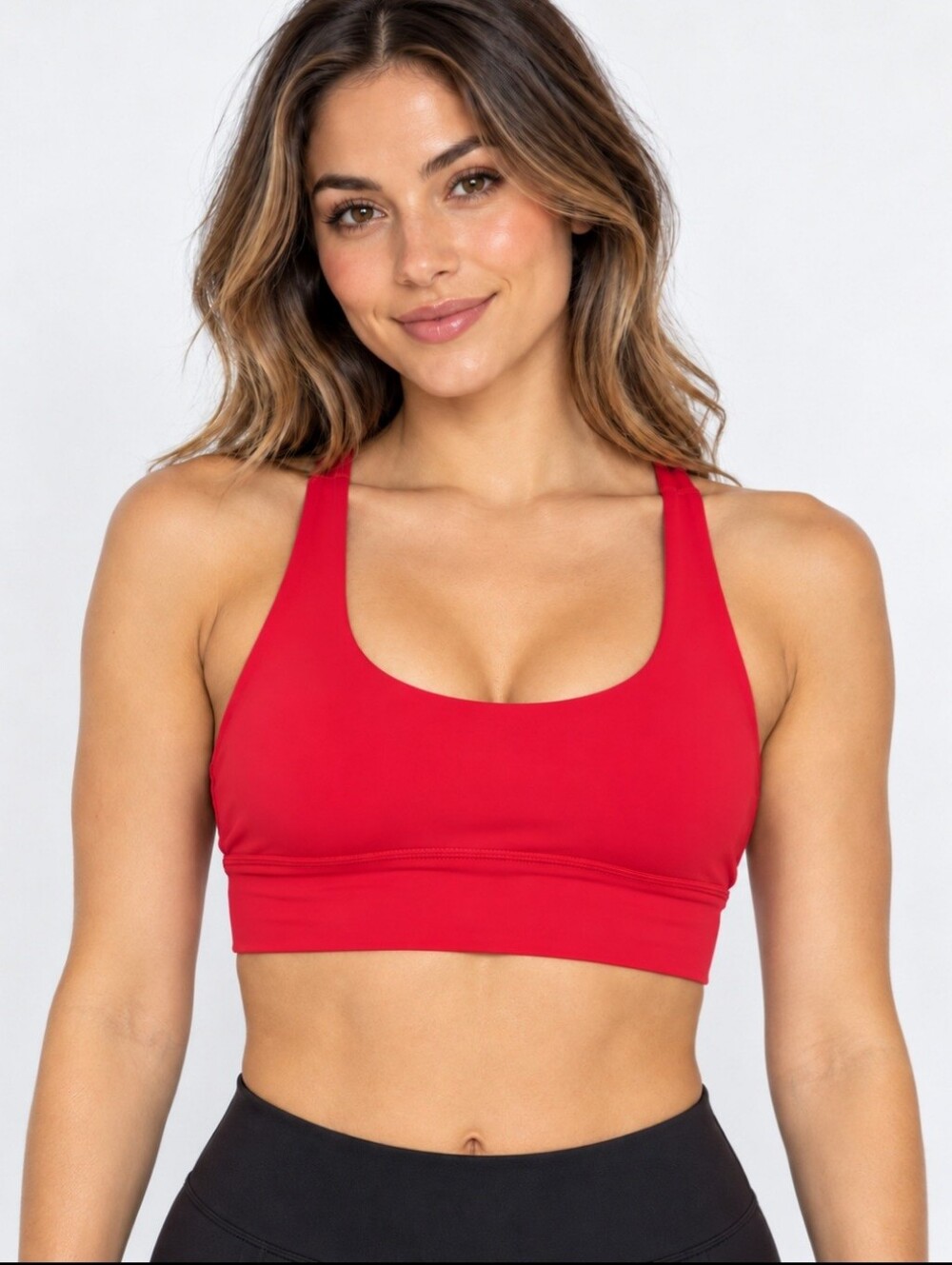Lululemon Reversible Red Sports Bra Size 12 Double Sided Athletic Yoga